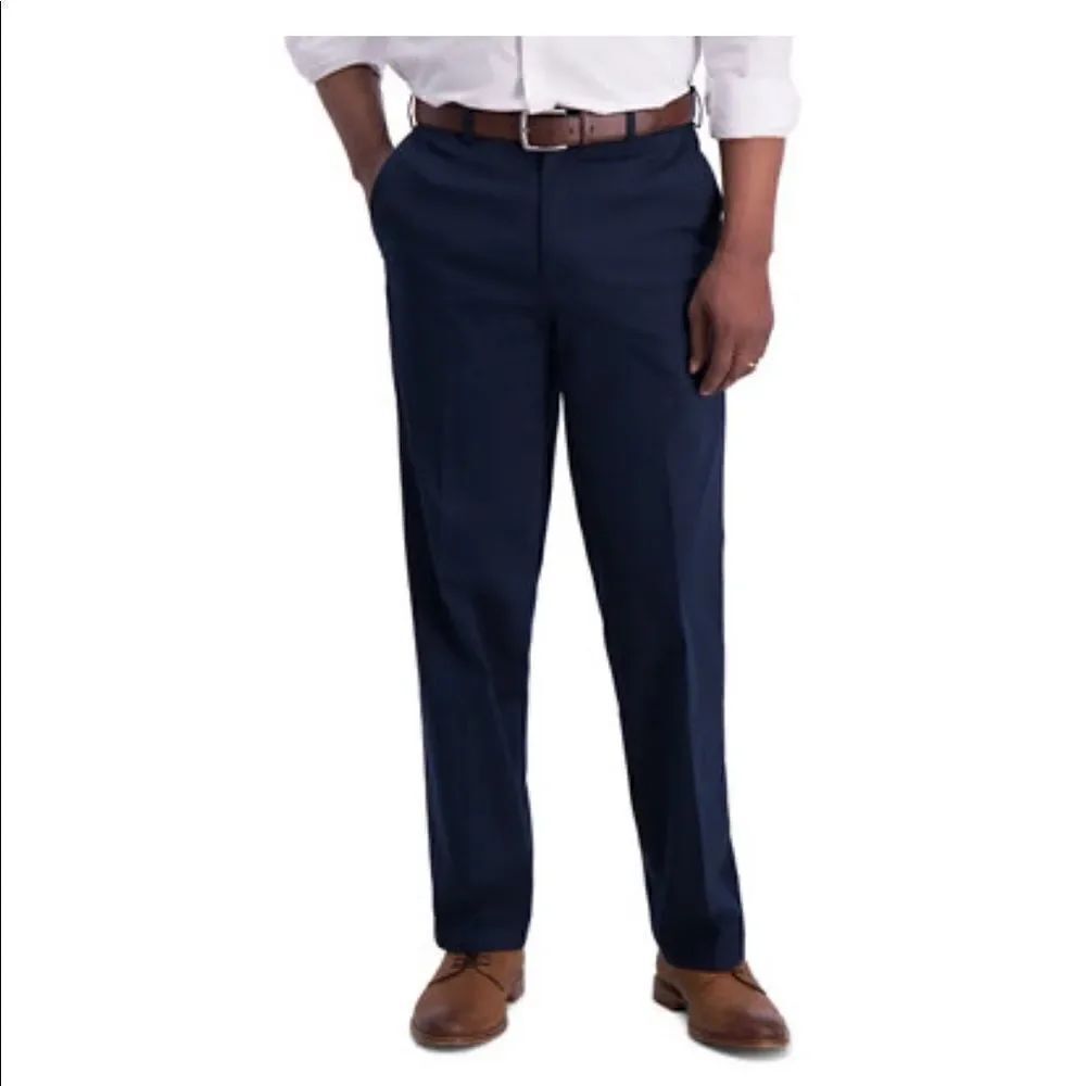 Dockers 38 x 29 Classic Fit Signature Wrinkle Free Khaki Pants in Navy